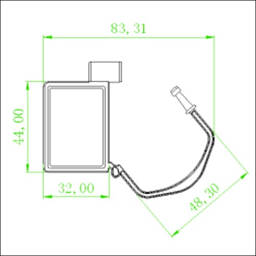 Tag Kunci Casing UHF RFID 6C