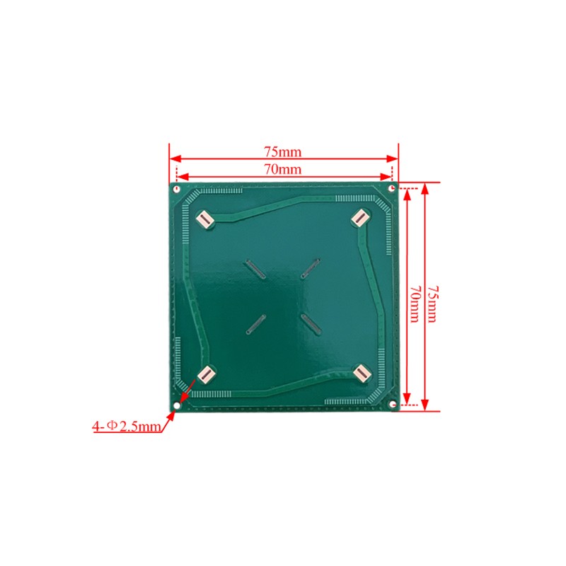 Antena RFID UHF Spiral Terpolarisasi Melingkar JT-T075R 4dBi 860-960MHz