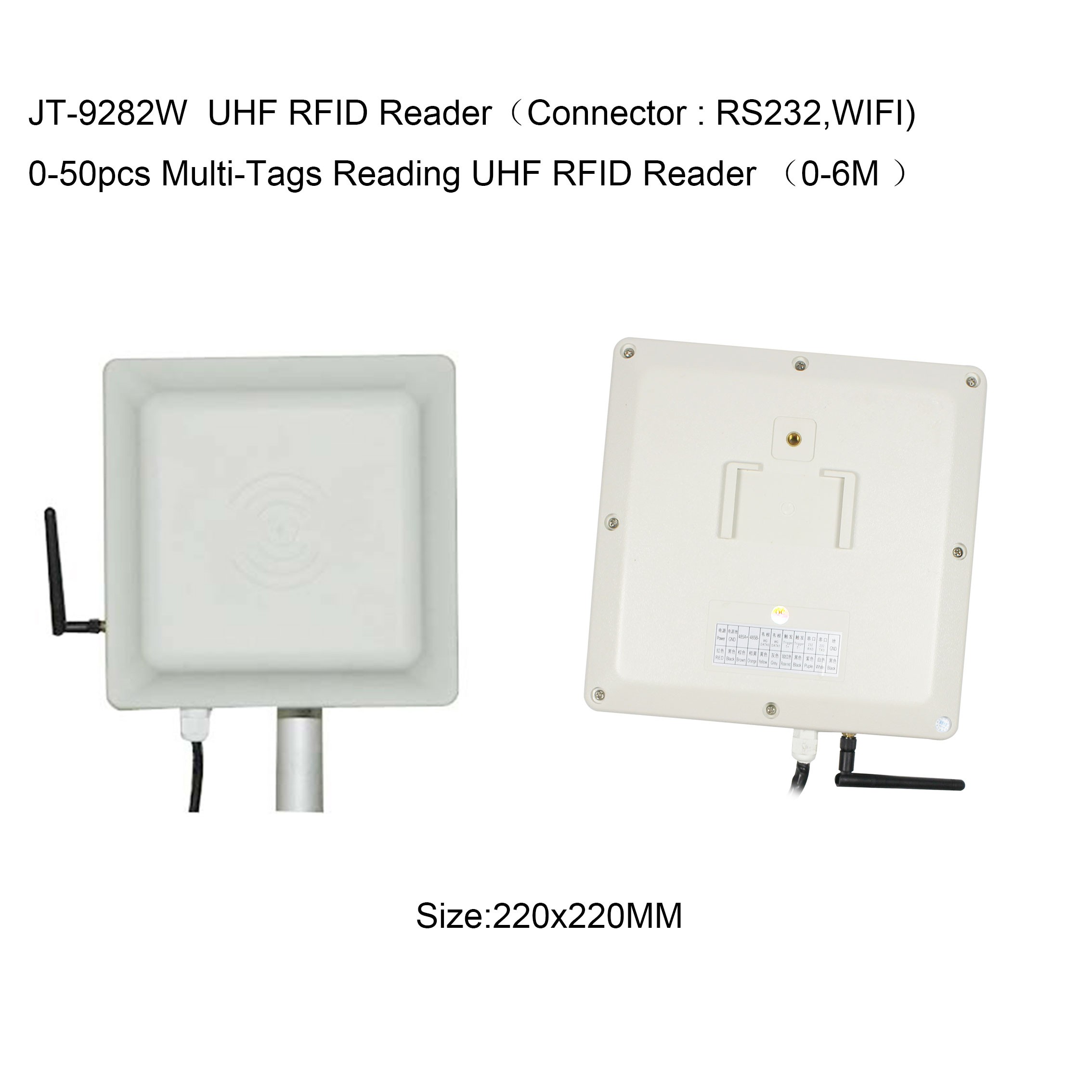 Pembaca RFID UHF Jarak Menengah Impinj WIFI R2000 902-928Mhz 0-6M