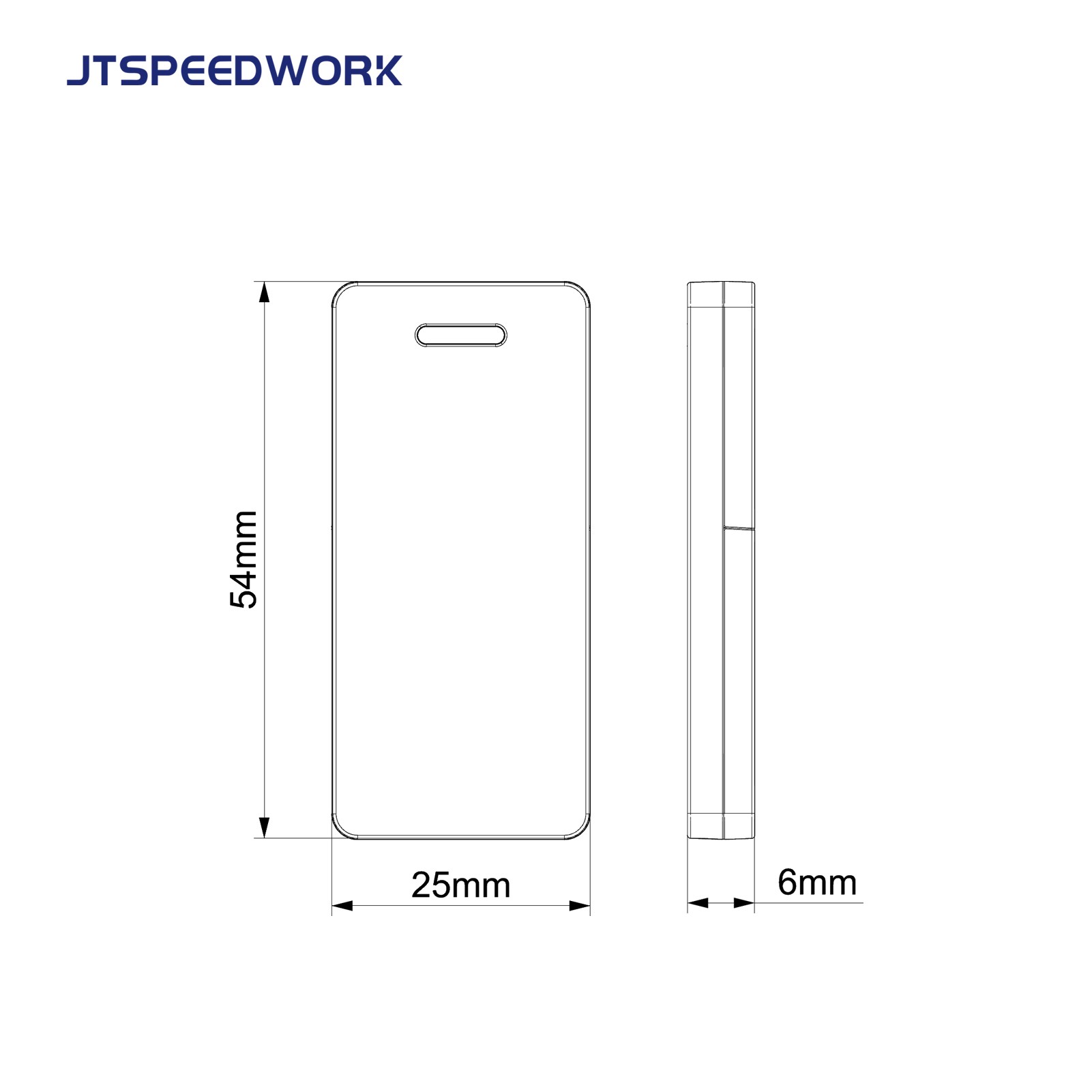 JT-T2490 Tag RFID Aktif 2.4Ghz untuk Manajemen Inventaris dengan Baterai yang Dapat Diganti