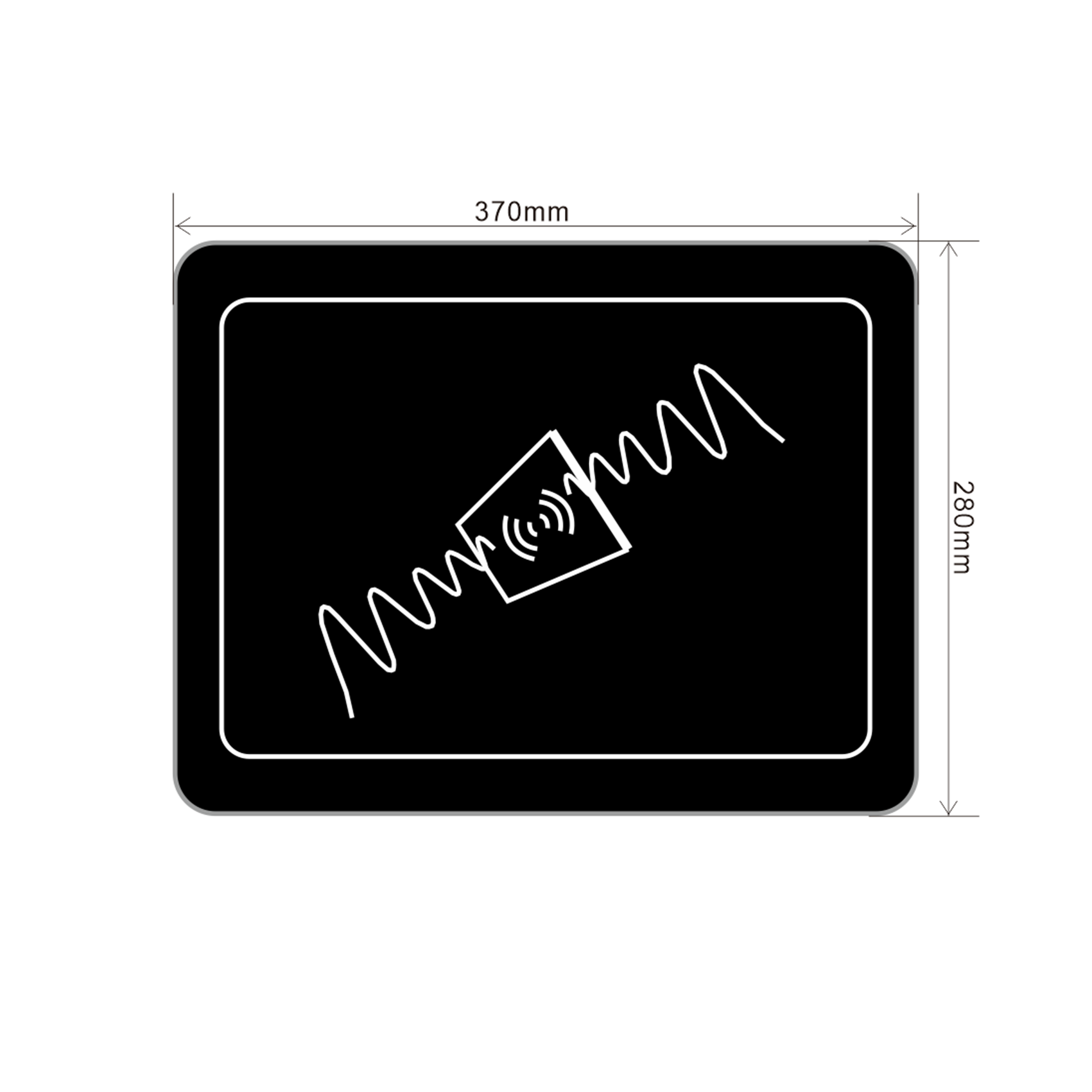 Pembaca RFID/NFC Desktop ISO15693 Pembaca Perpustakaan