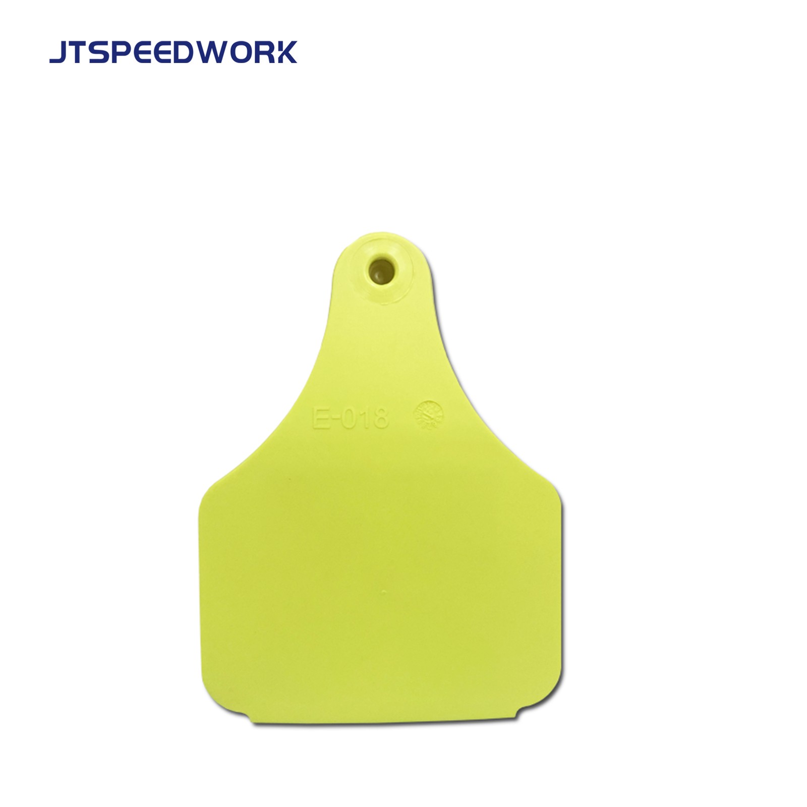 JT-E10080 100*75mm UHF RFID Tag Telinga Hewan Ternak untuk Manajemen Ternak