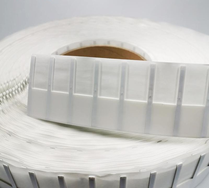 Label RFID Fleksibel JT-K6505 65*5*1.26mm 860-960Mhz UHF Dapat Dicetak pada Logam