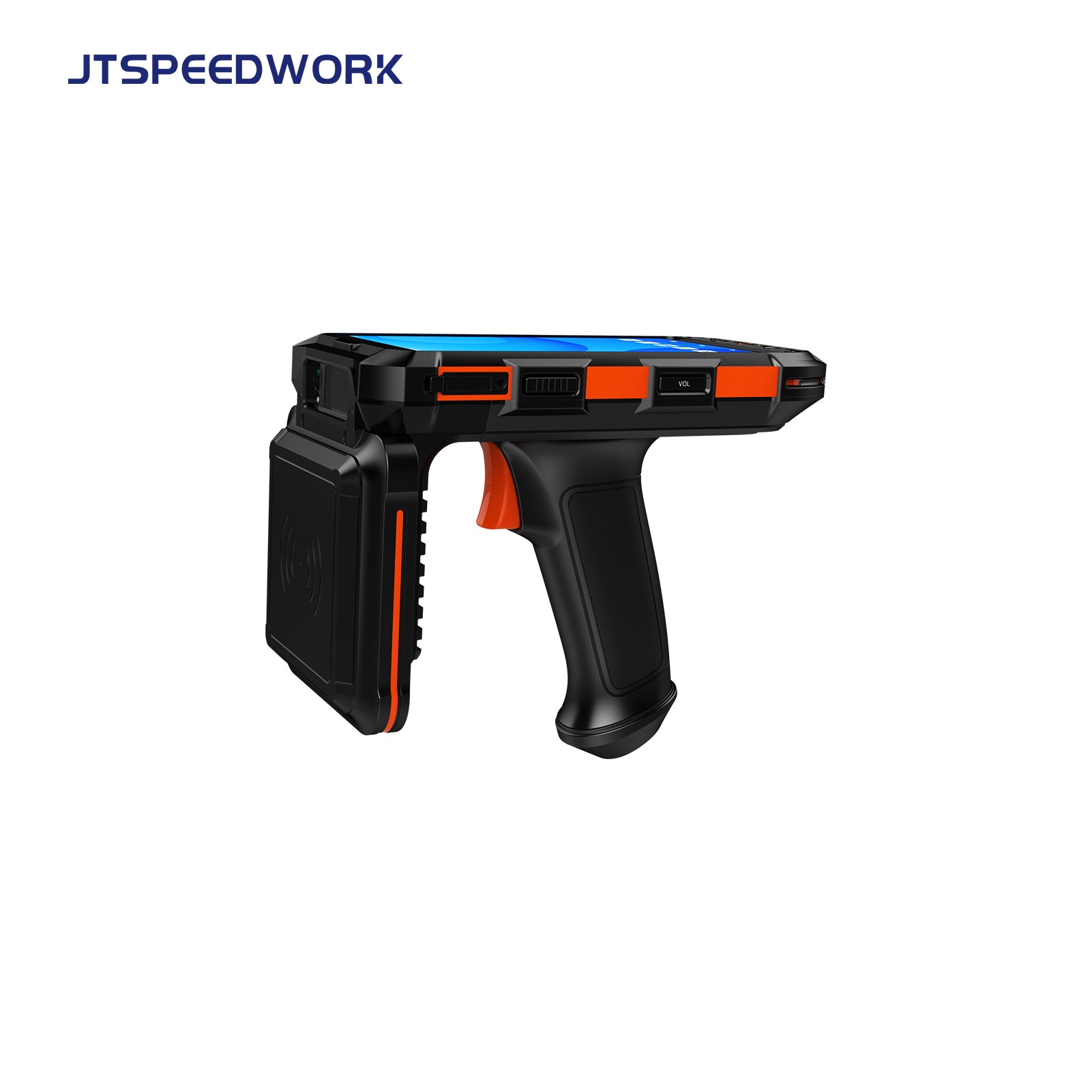 Terminal Mobile Genggam JT-974 UHF RFID Android 13.0 4+64GB dengan Impinj E710