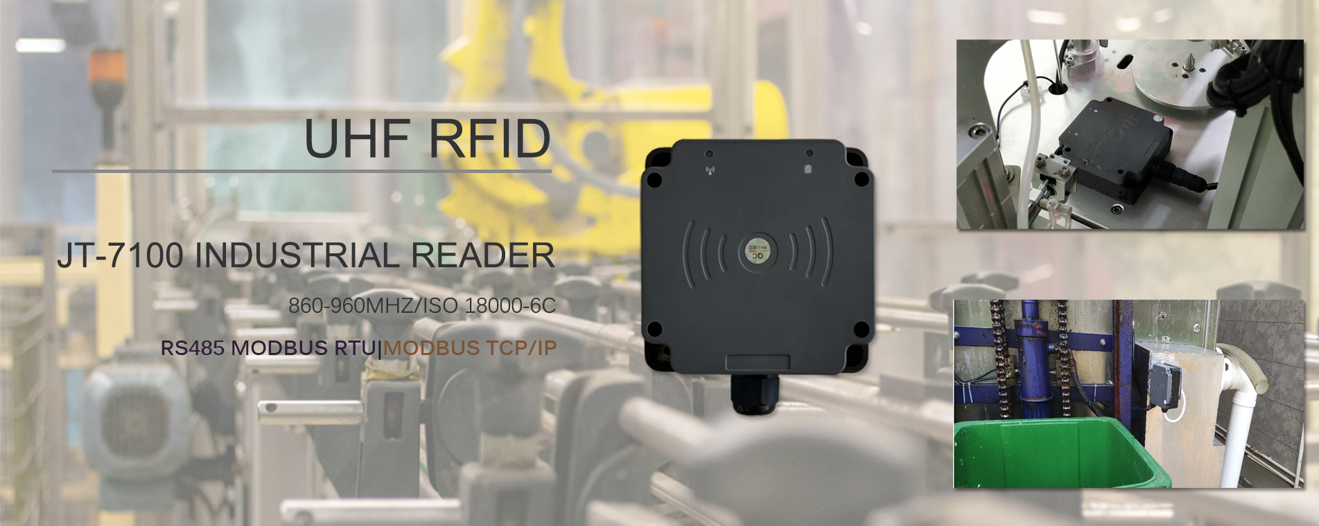 Pembaca RFID UHF Kelas Industri