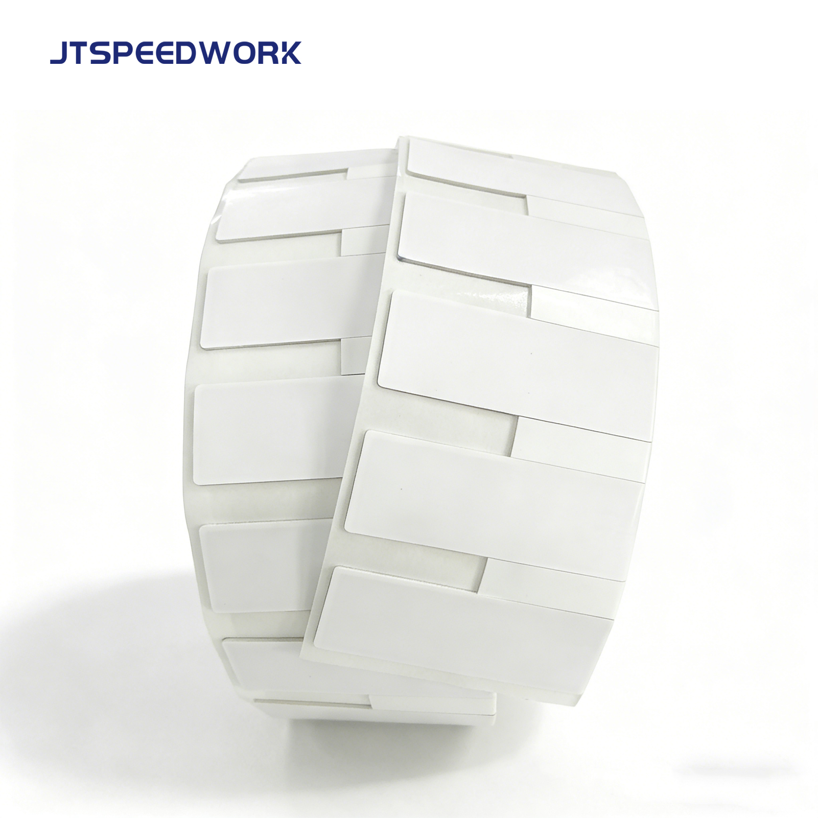 JT-K7025 70*25*1.26mm 860-960MHZ UHF RFID Label Fleksibel Anti-Perusak pada Permukaan Logam dengan chip Impinj Monza R6-P